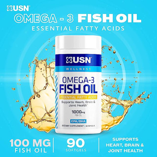 USN Vibrance Omega-3 Fish Oil – 90 Softgels