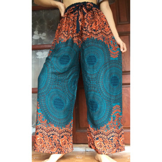 กางเกงขายาวผู้หญิงแฟชั่น กางเกงขากว้าง กางเกงสาวอวบ Pants/Elephant Pants/Aladdin pants/Peacock Pants/Yoga pants/Harem Pa