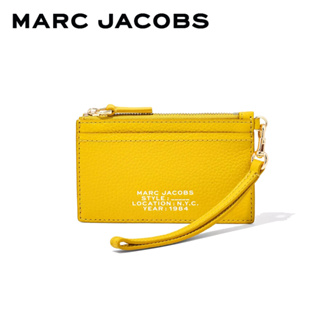 MARC JACOBS THE LEATHER TOP ZIP WRISTLET S125L01RE22 กระเป๋าใสบัตร