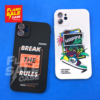 i11/i13/i13ProMax/i14ProMax เคสนิ่ม TPU กันเลนส์กล้อง ด้านหลังพิมพ์ลายการ์ตูน