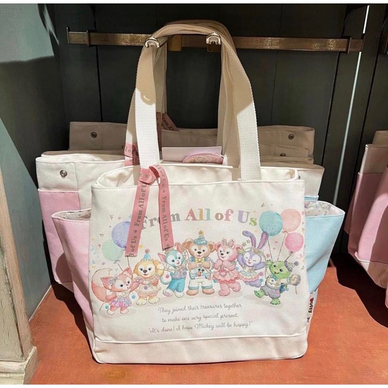 SALE‼️กระเป๋าStellaฮิตมากDuufy bearใบใหญ่จุใจ กระเป๋าสะพายผ้าหนาดีมาก ผ้าแคนวาส‼️ไม่มีริบบิ้น