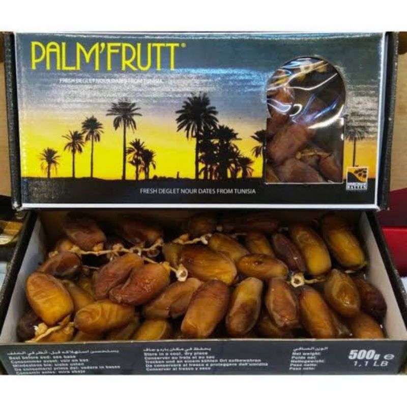 อินทผาลัมแห้ง Plam fruit ขนาด 500 กรัม