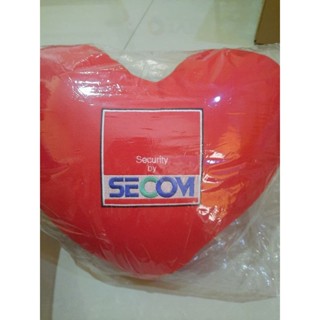 หมอนรปหัวใจ ลิขสิทธิ์แท้100%SECOM สินค้าใหม่มือ1ขนาดใหญ่16นิ้วสูง14นิ้วหนานุ่มมาก