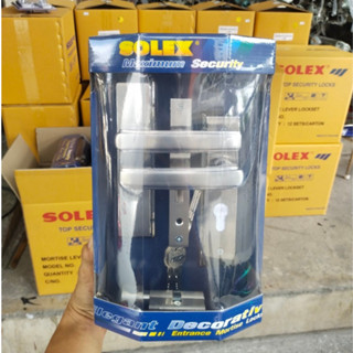 SOLEX กุญแจเขาควาย ก้านจับมือโยกสแตนเลส ตัวใหญ่ รหัส4550 เลือกได้เปิด 1ฝั่ง หรือ 2ฝั่ง มือจับก้านโยก