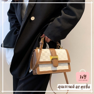 💕ivy กระเป๋าหนังสะพายข้าง รุ่น Charm หนัง PU (A290) กระเป๋าแฟชั่น