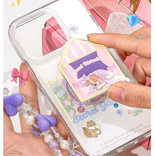 Secret garden fairytale phone caseเคสไอโฟนลายการ์ตูนนอนหลับสีขาว