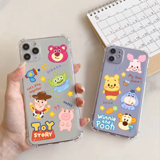 เคสซิลิโคน TPU เคสใส กันกระแทก ลายการ์ตูน สำหรับ OPPO A98 A78 A58 A17 A17K A16 A16K A77 5G A57 4g A77S Reno8t