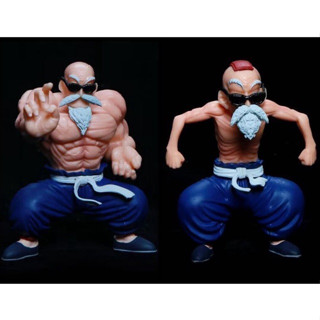 Dragon Ball ผู้เฒ่าเต่า Master Roshi Kame Sennin 2 ร่าง 2 ตัว PVC  Figure  10 cm