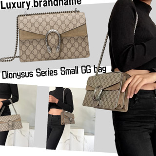 กุชชี่ Gucci/Dionysus Series Small GG กระเป๋าสะพายไหล่/กระเป๋าผู้หญิง