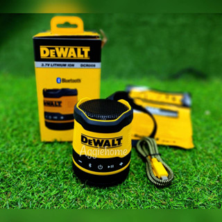 DEWALT ลำโพงบลูทูธ รุ่น DCR009-XJ ไร้สาย แบบพกพา ความดัง 86dB ลำโพง ลำโพงบลูทูธ