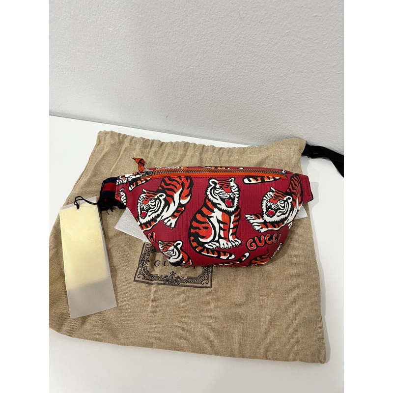 Gucci Kids All-Over Graphic Printed Belt Bag