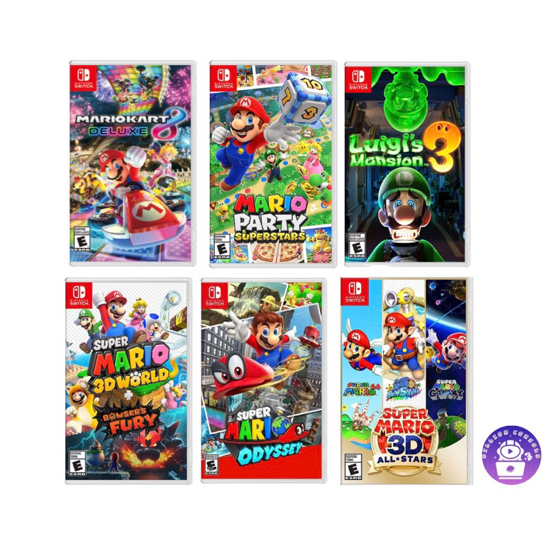 [มือ1]พร้อมส่ง Zelda tears of the kingdom / Mario 3D World / Mario Kart8 / Mario party / Luigi’s mansion3