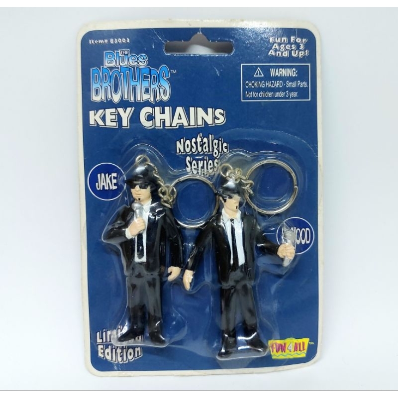 พวงกุญแจ THE BLUES BROTHERS ELWOOD & JAKE - FUN 4 ALL