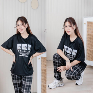 รวมชุดเซ็ตกางเกง+เสื้อ NR01 - NR013 Over Size