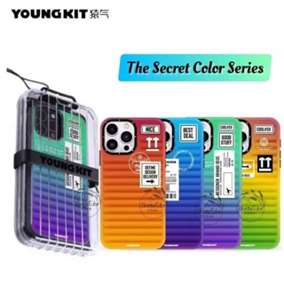 Youngkit The Secret Color Series เคสกันกระแทก สีสันโดดเด่น  สำหรับรุ่นไอโฟน 13ซีรีย์