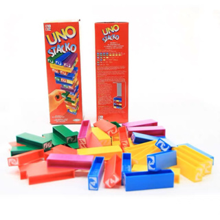 UNO STACKO (2-10 Players) America’s #1 Brand of Family Games.