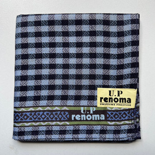 ผ้าเช็ดหน้าวินเทจผู้ชาย renoma แบรนด์เนมแท้ 💯%