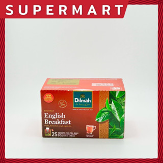 Dilmah English Breakfast 50 g.(2*25) ชาผงดิลมา อิงลิช เบรกฟาสต์ ชนิดซอง 50 ก.(2*25) #1108377