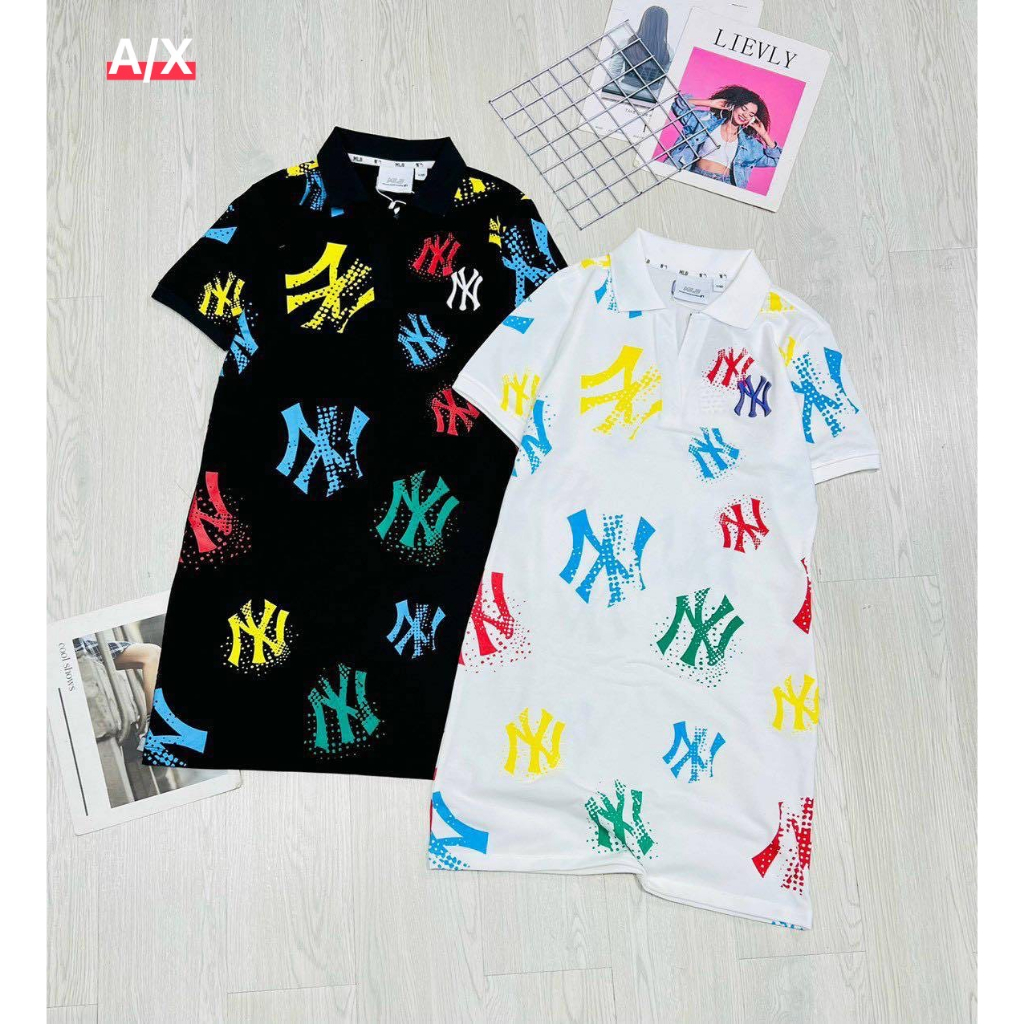 เดรสmlbคอปก มี2สีให้เลือก