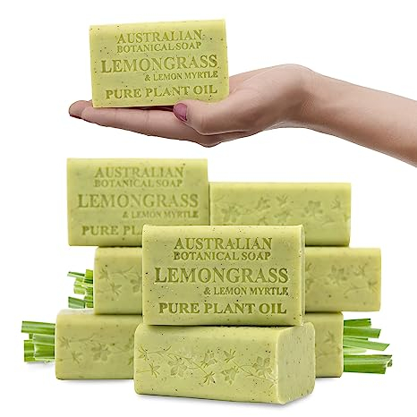 พร้อมส่งจากไทย สบู่ออแกนิค Australian botanical soap Lemongrass and Lemon Myrtle