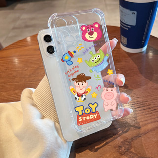 เคสซิลิโคน เคสใส กันกระแทก สำหรับ iPhone 14 13 12 11 pro max 7 8 7plus 8plus XR XS MAX SE X 14PROMAX เคสลายการ์ตูน