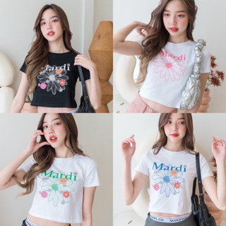 เสื้อ Crop Mardi ผ้ายืด ส32