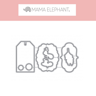 Mama Elephant - Crafty Labels  แม่แบบ