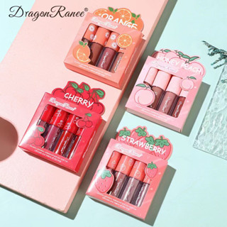 ลิปกลอสเนื้อแมตต์ ลิปแมตต์มินิ Dragon RANEE MINI MATTE LIP 4 ชิ้น ลิปสติกเซต (P47)