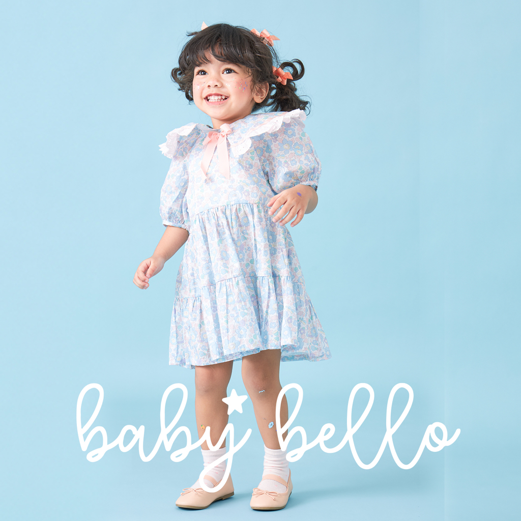 Alice Dress Blue Flower