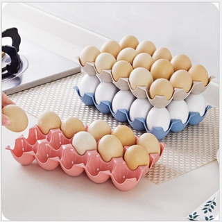 Organized egg tray ถาดลองเก็บไข่จัดระเบียบ