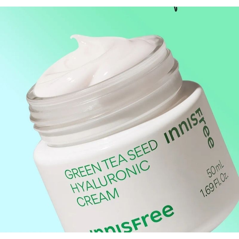 หมด 7/2028 ฉลากไทย)ครีมบำรุง innisfree green tea seed cream 50 g.