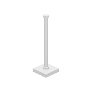 Lego part (ชิ้นส่วนเลโก้) No.30256 Support 2 x 2 x 5 Bar on Tile Base with Solid Stud and Stop Ring