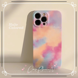 🔥สไตล์ใหม่🔥เคสไอโฟน iphone 11 14 Pro การไล่ระดับสี ขอบเต็ม ป้องกันการตก Max เคส iphone 12 13 Pro Case for iPhone