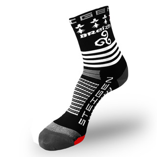 STEIGEN RUNNING SOCKS 1/2 LENGTH ลาย BREIZH - ถุงเท้าวิ่ง เนื้อผ้ายืดหยุ่น