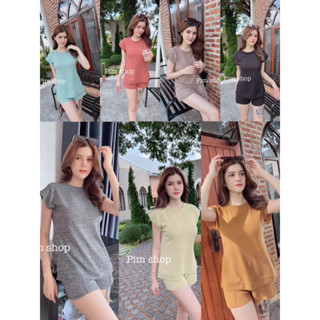 New collection ✨เซทชิวคอกลม กริ๊ดคะกริ๊ด กริ๊ดมันออกมา Setผ้าร่องสุดปัง ที่ใส่สบายสุดๆ น่ารักมากๆชุดนี้  ใส่ชิวใส่เที่ยว