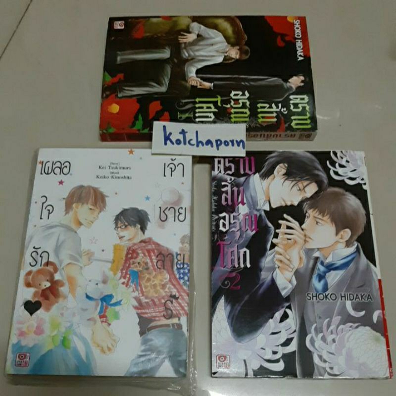 หนังสือการ์ตูนแนว boy's love shoko hidaka ตราบสิ้นอรุณโศก เล่ม1,2 (Zenshu ai comics),เผลอใจรักเจ้าชา