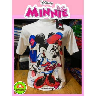 เสื้อDisney ลาย Minnie mouse สีขาว (MK-033)