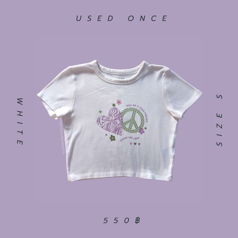 ส่งต่อ cotton:on - เสื้อยืด baby tee🍡