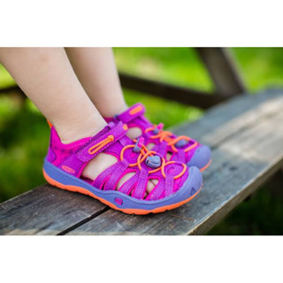 KEEN-KIDS Moxie Sandal (Purple Wine/Nasturtium) ของแท้100% มือ 1 ไม่มีกล่อง พร้อมส่ง sz. 20cm