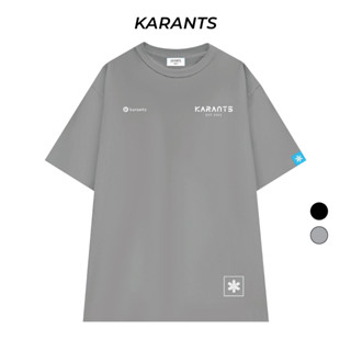 Karants เสื้อยืด Oversize Cotton 100% เสื้อยืดผู้ชายและผู้หญิง ไม่จางหาย เย็น - KR05