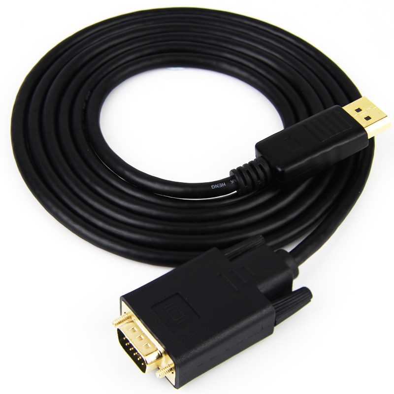 สายDP สาย displayport dp to vga 4K HD 1080P สายเชื่อมหน้าจอ ชุบทอง ยาว1.8M - รูปที่ 5
