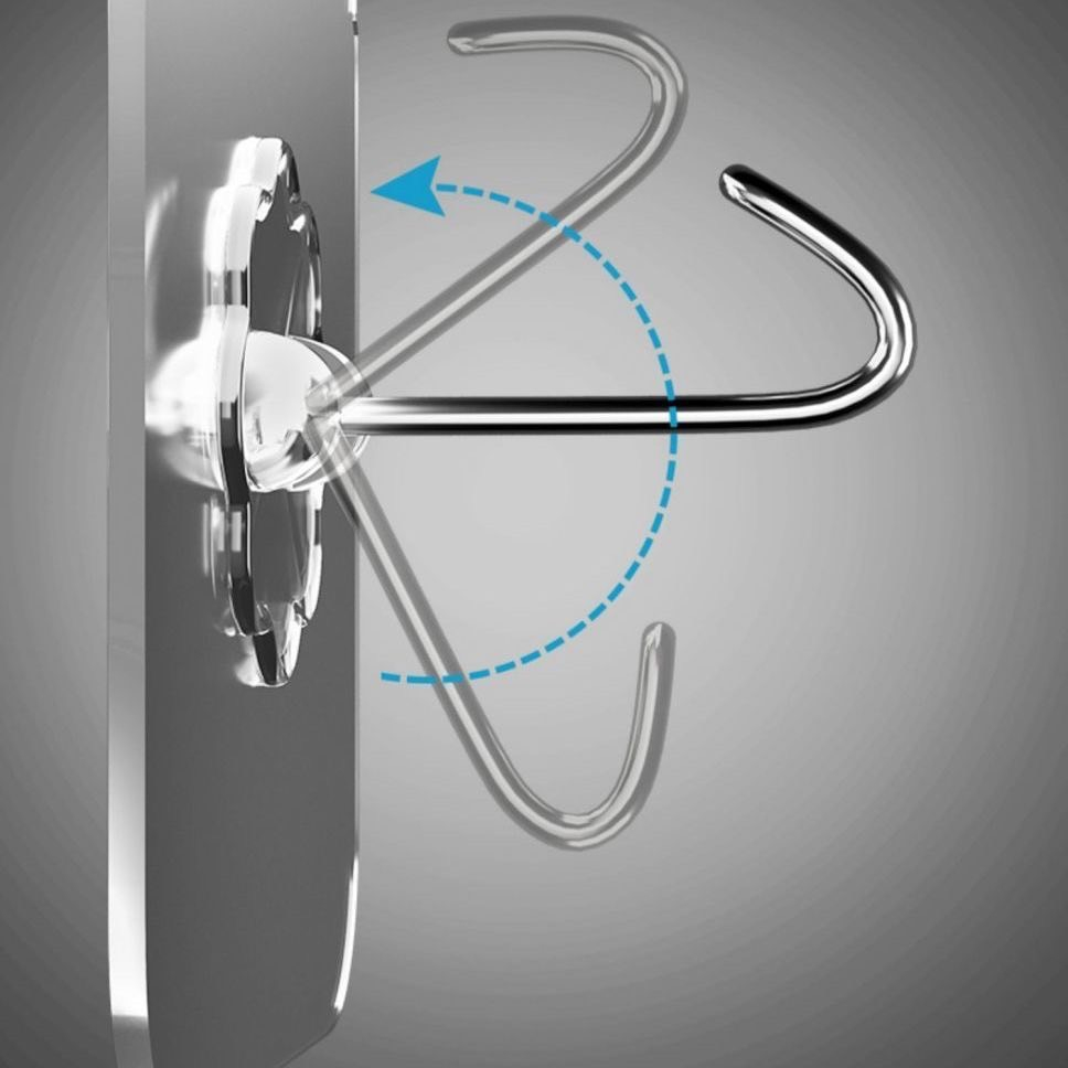 ตะขอติดผนัง ตะขอแปะผนัง ตะขอแขวนผนัง ตะขอพลังช้าง อเนกประสงค์ ตะขอแขวนเก็บของE002 - รูปที่ 4