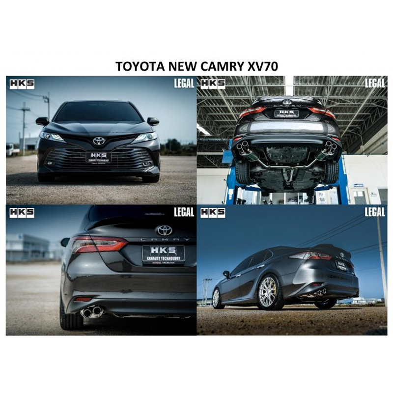HKS ชุดท่อไอเสีย Legal Toyota Camry ปี19