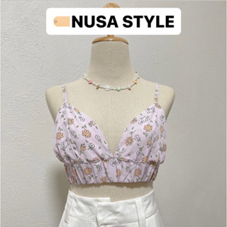 ‼️Sale‼️NUSA STYLE บราตัวจิ๋ว สายปรับได้ น่ารักมาก ภาพงานจริง เสื้อผ้าผู้หญิง