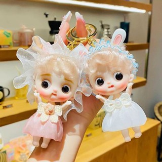 พวงกุญแจตุ๊กตาเด็กตาแป๋ว มีสินค้าพร้อมส่ง