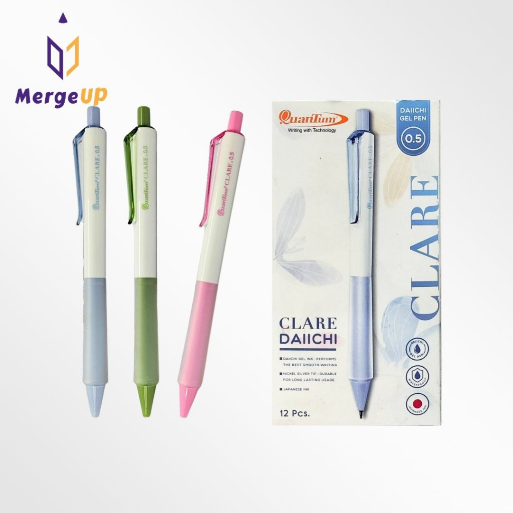 ปากกาหมึกเจล 0.5 DAIICHI CLARE หมึกน้ำเงิน QUANTUM