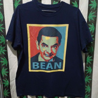 เสื้อยืดมือสอง Usa ลาย Mr.BEAN ดาราหนังตลกเก่ายุค 90s SizeXL.อก25/ยาว29