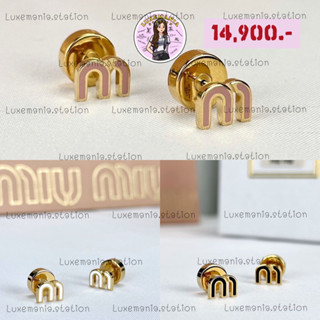 👜: New!! Miu Miu Earrings‼️ก่อนกดสั่งรบกวนทักมาเช็คสต๊อคก่อนนะคะ‼️