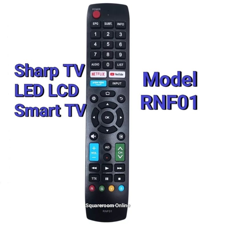 พร้อมส่ง รีโมททีวีชาร์ป Sharp รุ่น RNF01 LCD LED Smart TV