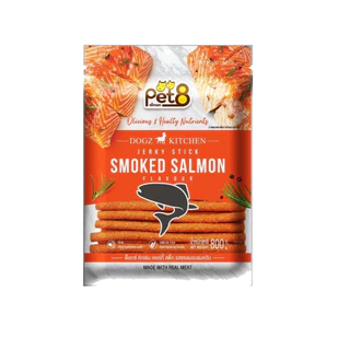 Pet8 สติ๊กไก่ Dogz Kitchen รสไก่ เนื้อ ตับ แซลมอน แกะ 800g หอม อร่อย มี DHA& Omega 3&6 เก็บปลายทาง